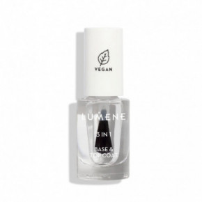 Lumene 3in1 Base & Top Coat Nagų lako pagrindas ir viršutinis sluoksnis 5ml