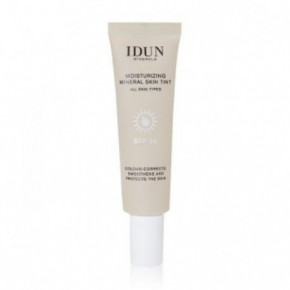IDUN Moisturizing Skin Tint With SPF30  Mitrinošs sejas krēms ar toni 27ml