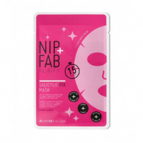 NIP + FAB Salicylic Fix Sheet Mask Lakštinė veido kaukė su salicilo rūgštimi 1vnt.